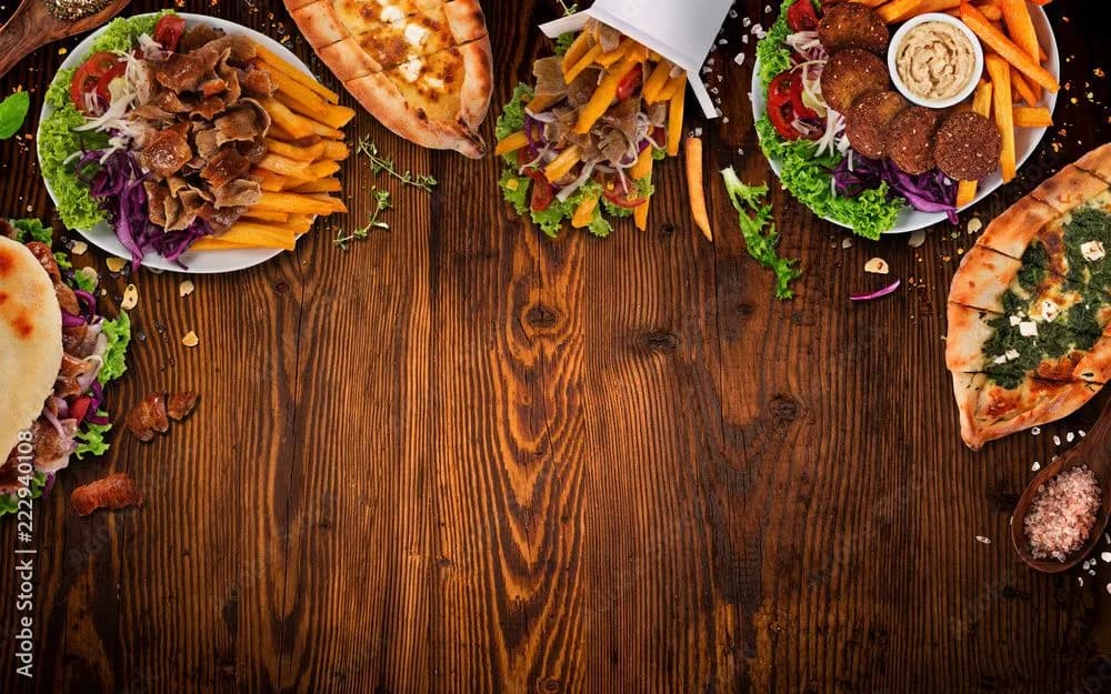 A selection of food ready to explore on the menu